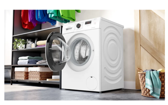 Bosch Washing Machine | WGE0240ASN | Energy efficiency class A | Front loading | Washing capacity 7 kg | 1400 RPM | Depth 59 cm | Width 60 cm | Display | LED | Direct drive | White