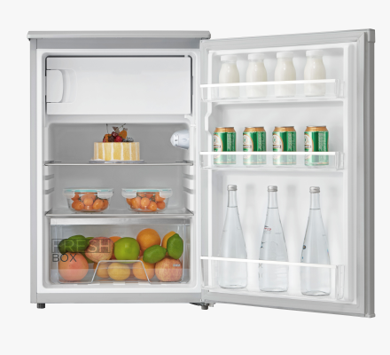Midea Refrigerator | MDRD168FGE01 | Energy efficiency class E | Free standing | Larder | Height 84.5 cm | Fridge net capacity 97 L | Freezer net capacity 16 L | 39 dB | White