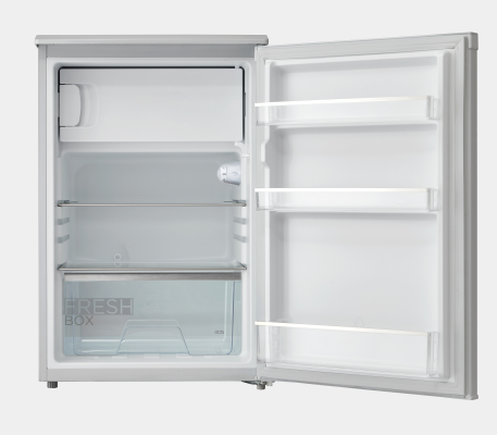 Midea Refrigerator | MDRD168FGE01 | Energy efficiency class E | Free standing | Larder | Height 84.5 cm | Fridge net capacity 97 L | Freezer net capacity 16 L | 39 dB | White