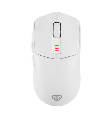 Genesis Zircon 500 | Wireless / Wired | Gaming Mouse | 2.4 GHz, Bluetooth, USB | White