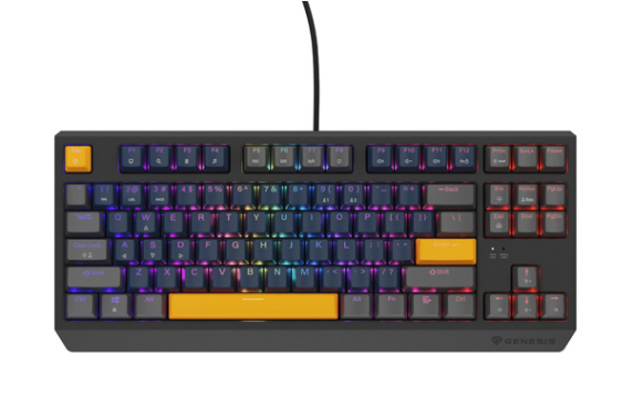 Genesis THOR 230 | Mechanical Gaming Keyboard | Wired | US | Naval Blue Positive | USB Type-A | Outemu Panda
