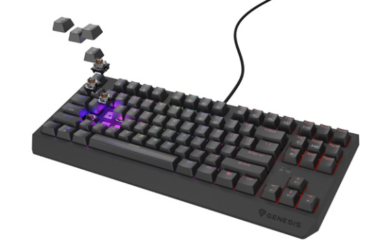 Genesis THOR 230 | Mechanical Gaming Keyboard | Wired | US | Black | USB Type-A | Outemu Brown
