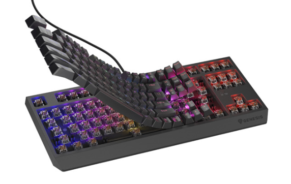 Genesis THOR 230 | Mechanical Gaming Keyboard | Wired | US | Black | USB Type-A | Outemu Brown