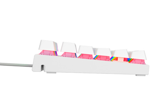 Genesis THOR 303 | Mechanical Gaming Keyboard | Wired | US | White | USB Type-A | Outemu Peach Silent