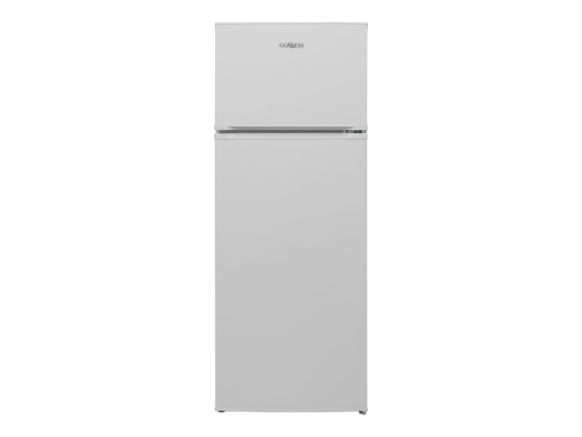 Goddess Refrigerator | GODRDD0144GW8AE | Energy efficiency class E | Free standing | Double Door | Height 145 cm | Fridge net capacity 171 L | Freezer net capacity 42 L | 41 dB | White