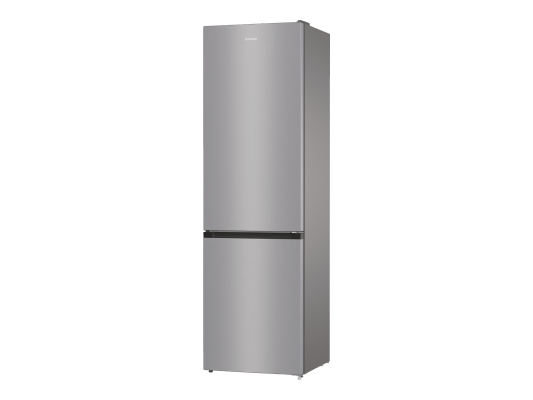 Gorenje Refrigerator | NRK6202ES4 | Energy efficiency class E | Free standing | Combi | Height 200 cm | No Frost system | Fridge net capacity 235 L | Freezer net capacity 96 L | Display | 38 dB | Grey
