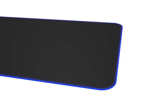 Genesis Mouse Pad | Boron 500 XXL RGB | Mouse pad | 400 x 800 x 4 mm | Black