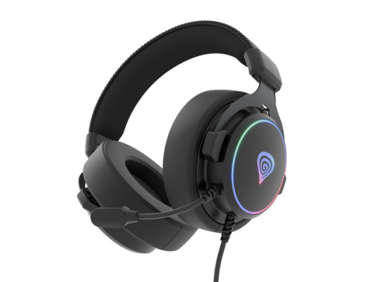 Genesis Gaming Headset | Neon 764 | Wired | Over-ear | Microphone | Black