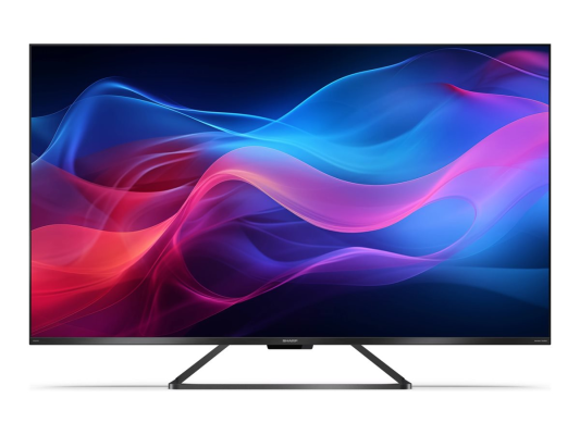 Sharp 50GR8265E 50" (126cm) 4K Ultra HD QLED Smart Google Frameless TV, 144Hz, Dolby Vision IQ, Dolby Atmos, Harman / Kardon | Sharp 50GR8265E | 50" | Smart TV | Google TV | 4K Ultra HD