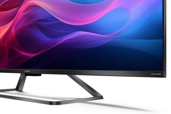 Sharp 50GR8265E 50" (126cm) 4K Ultra HD QLED Smart Google Frameless TV, 144Hz, Dolby Vision IQ, Dolby Atmos, Harman / Kardon | Sharp 50GR8265E | 50" | Smart TV | Google TV | 4K Ultra HD