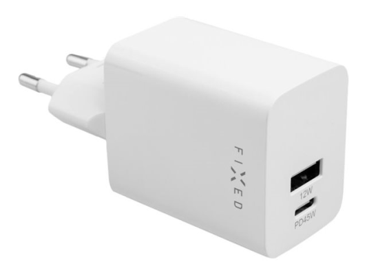 Fixed Mini USB-C / USB Travel Charger 45W | FIXC45M-CU-WH