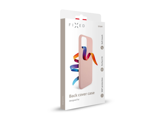 Fixed Story | Back cover | Apple | iPhone 16 Pro Max | Rubberized | Pink