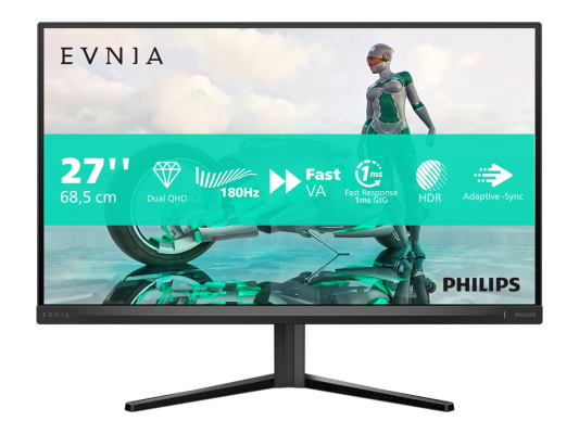 Philips | 27M2N3500NL / 00 | 27 " | VA | 16:9 | 144 Hz | 1 ms | 2560 x 1440 pixels | 300 cd / m² | HDMI ports quantity 2 | Warranty 24 month(s)