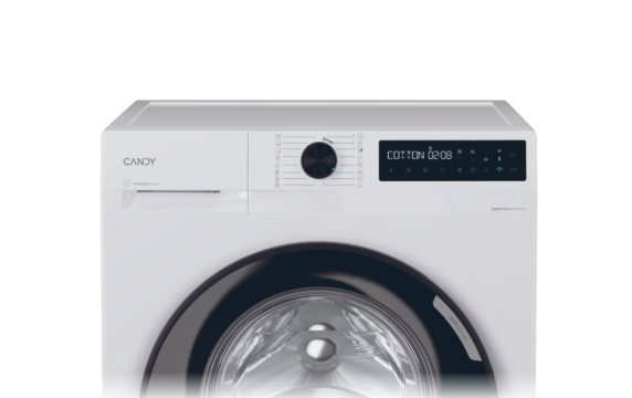 Candy Washing Machine | BR 48B6-S | Energy efficiency class A | Front loading | Washing capacity 8 kg | 1400 RPM | Depth 53 cm | Width 60 cm | Display | LCD | Steam function | Wi-Fi | White