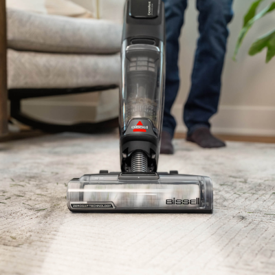 Bissell  |  CrossWave OmniForce Edge Select  |  Bezvadu putekļsūcējs  |  Mitrā un sausā uzkopšana  |  25.9 V  |  Darbības laiks līdz 30 min  |  Melna / Titāna