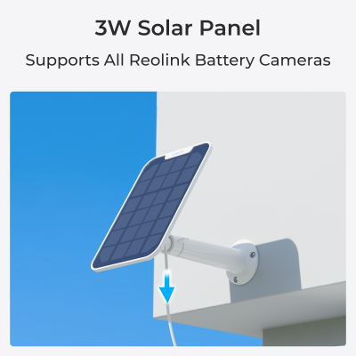 Reolink | Battery Wi-Fi Security Camera with Solar Panel, 3W | Argus Series B320 | Bullet | 3 MP | Fixed lens | IP65 | H.264 | Micro SD, Max. 128 GB