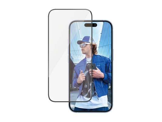PanzerGlass Screen protector | Apple | iPhone 16 / iPhone 15 | Glass | Transparent | Ultra-Wide Fit
