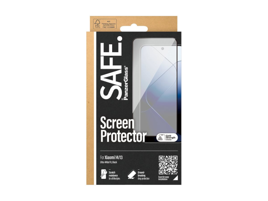 SAFE by PanzerGlass Screen Protector Xiaomi 14 | 13 | Ultra-Wide Fit | PanzerGlass