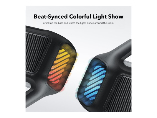 Anker Soundcore | Portable Bluetooth Speaker | Boom 2 | 80 W | Waterproof | Bluetooth | Phantom Black | Portable | Wireless connection