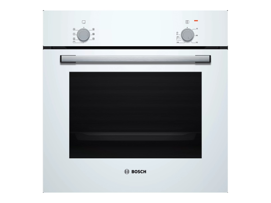 Bosch Oven | HBF010BV1S | 66 L | Electric | Manual | Control knob | Height 59.5 cm | Width 59.4 cm | White