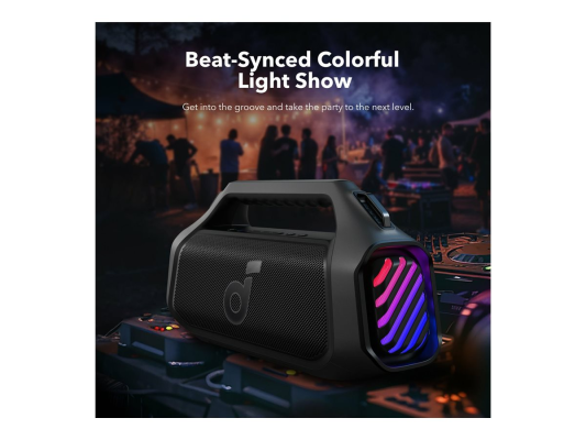 Anker Soundcore | Portable Bluetooth Speaker | Boom 2 Plus | 140 W | Bluetooth | Black | Portable | Wireless connection