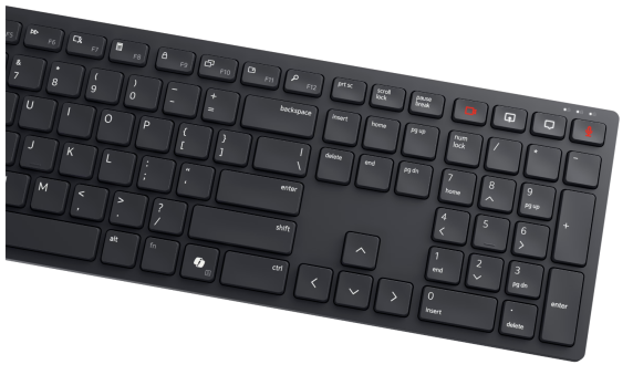Dell | Collaboration Keyboard | KB525C | Keyboard | Wired | Russian | Black | USB-C