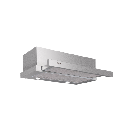 CATA Hood | EXTENDER 600 | Telescopic | Energy efficiency class C | Width 60 cm | 390 m³ / h | Mechanical | ECOLED | Stainless Steel