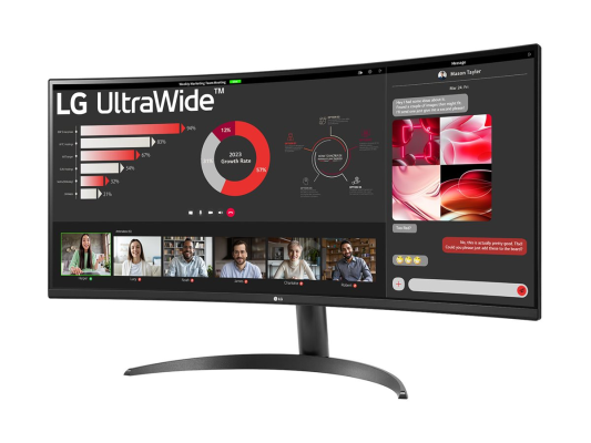 LG | 34WR50QK-B | 34 " | VA | QHD | 21:9 | 100 Hz | 5 ms | 3440 x 1440 pixels | 240 cd / m² | HDMI ports quantity 2