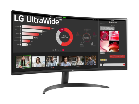 LG | 34WR50QK-B | 34 " | VA | QHD | 21:9 | 100 Hz | 5 ms | 3440 x 1440 pixels | 240 cd / m² | HDMI ports quantity 2