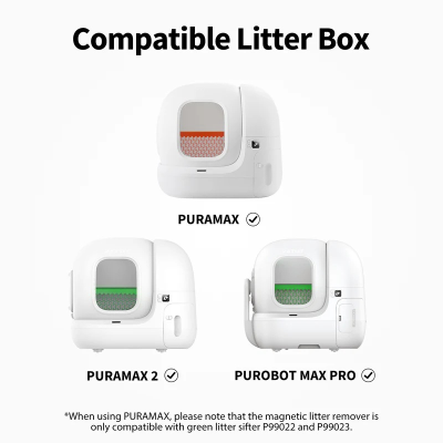 PETKIT | Pura Max 2 Mineral Sand Litter, Green + Magnetic Cat Litter Remover | Green