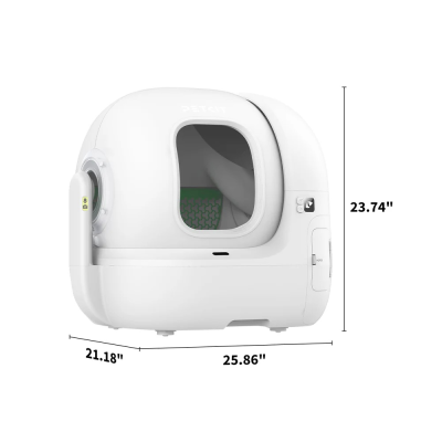 PETKIT | Automatic Cat Litter Box | PUROBOT MAX Pro | White