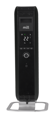 Mill | Heater | OIL1500WIFI3 Gentle Air | Oil Filled Radiator | 1500 W | Suitable for rooms up to 22 m² | Black