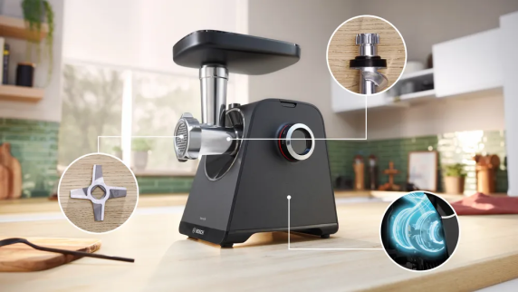 Bosch Food Mincer | MFWS430B | Black | Number of speeds 2 | Throughput (kg / min) 2.5