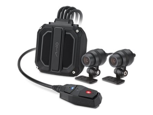 Mio | MiVue M820WD dual-lens motorcycle driving recorder | Receive five satellite GPS | Wi-Fi