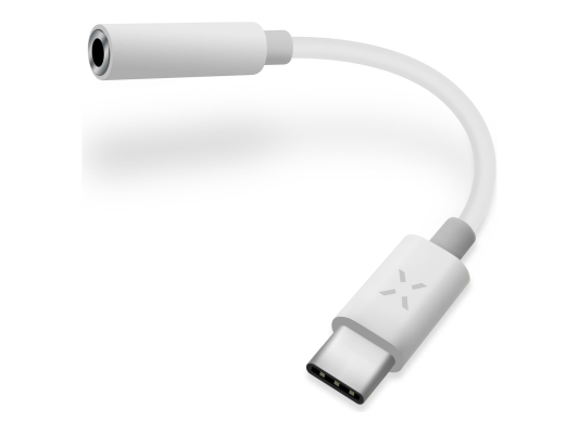 FIXED Link AdapterUSB-C / 3.5mm jack, White | Fixed