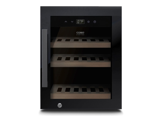 Caso | Wine Cooler | WineExclusive 12 | Energy efficiency class G | Bottles capacity 12 | Cooling type Compressor technology | Black