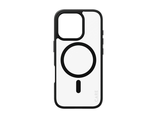 CARE Flagship Case | Back cover | Apple | iPhone 16 PRO | Recycled plastic | Black | MagSafe