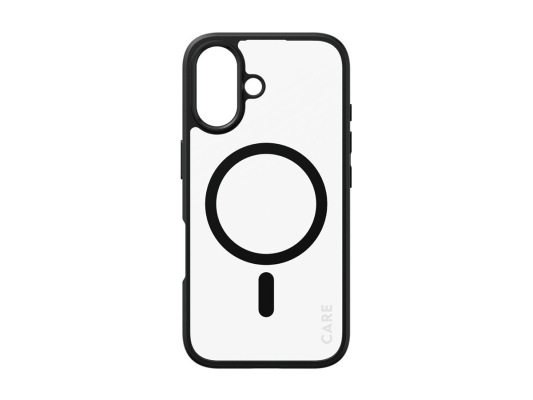 CARE Flagship Case | Back cover | Apple | iPhone 16 | Recycled plastic | Black | MagSafe