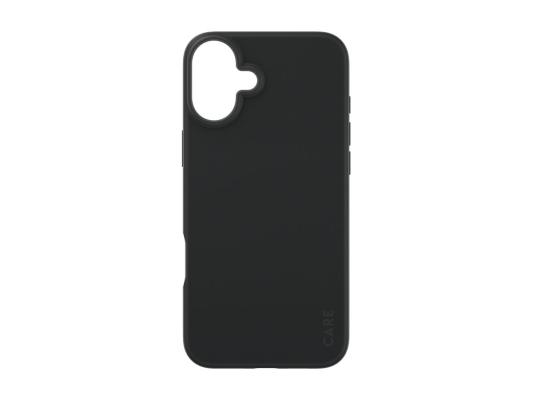 CARE by PanzerGlass Case Fashion | Back protection | Apple | iPhone 16 Plus | Recycled plastic | Black