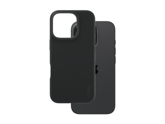 CARE Fashionable Case | Back cover | Apple | iPhone 16 PRO | Recycled plastic | Black