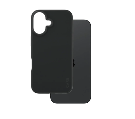 CARE Fashionable Case | Back cover | Apple | iPhone 16 | Recycled plastic | Black
