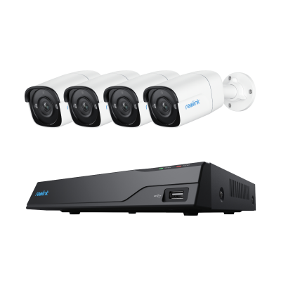 Reolink | Super HD Security Camera System | NVS8-5MB4 | Bullet | 5 / 4 MP | f=4.0mm fixed; F=2.0 | Power over Ethernet (PoE) | IP67 | H.265 | Micro SD, Max. 256GB