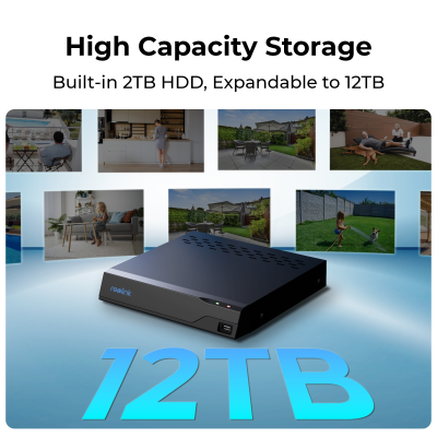 Reolink | Super HD Security Camera System | NVS8-5MB4 | Bullet | 5 / 4 MP | f=4.0mm fixed; F=2.0 | Power over Ethernet (PoE) | IP67 | H.265 | Micro SD, Max. 256GB