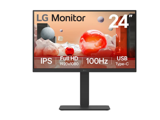 LG | 24BA750-B | 23.8 " | IPS | FHD | 16:9 | 100 Hz | 5 ms | 1920 x 1080 pixels | 200 cd / m² | HDMI ports quantity 1 | Black