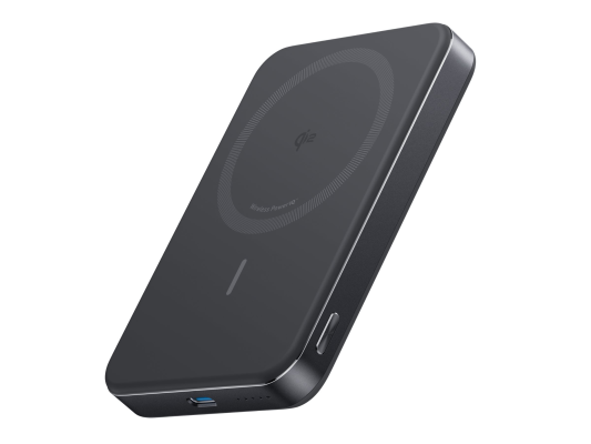 Anker MagGo Wireless Powerbank (With 30W C port, Ultra slim) | A1664H11 | 10000 mAh | Black