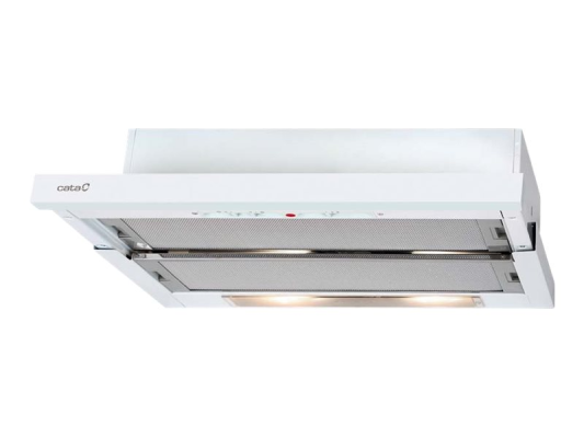CATA Hood | CAMPANA TF-5260 WH / L | Telescopic | Energy efficiency class D | Width 60 cm | 325 m³ / h | Slider | LED | White