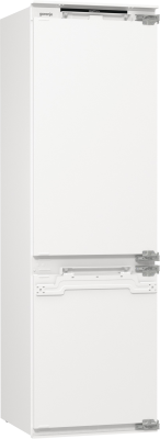 Gorenje Refrigerator | NRKI517E42 | Energy efficiency class E | Built-in | Combi | Height 177.2 cm | No Frost system | Fridge net capacity 176 L | Freezer net capacity 76 L | Display | 35 dB | White