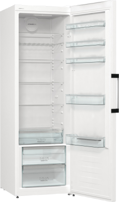 Gorenje Refrigerator | R619EAW6 | Energy efficiency class E | Free standing | Larder | Height 185 cm | Fridge net capacity 398 L | Display | 38 dB | White