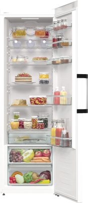Gorenje Refrigerator | R619EAW6 | Energy efficiency class E | Free standing | Larder | Height 185 cm | Fridge net capacity 398 L | Display | 38 dB | White