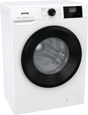Gorenje Washing machine | W3NGPI72SBS | Energy efficiency class B | Front loading | Washing capacity 7 kg | 1200 RPM | Depth 43.5 cm | Width 59.5 cm | Display | LCD | Steam function